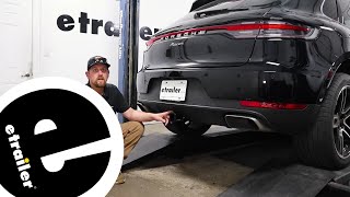 etrailer  Installing the DrawTite MaxFrame Trailer Hitch Receiver on your 2021 Porsche Macan [upl. by Sancha]