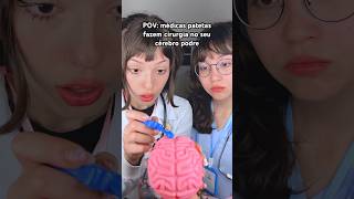 POV médicas patetas tiram os podres do seu cérebro 🤕 asmr satisfying [upl. by Nrubyar173]