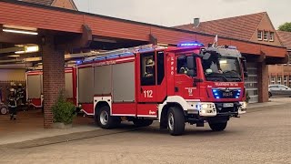 Viel Pressluft amp ankommende FFler Feuerwehr Trittau rückt aus zur BMA [upl. by Anaicilef]