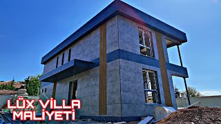 LÜX VİLLA TOPLAM MALİYETİ  EN GÜNCEL [upl. by Zobias191]