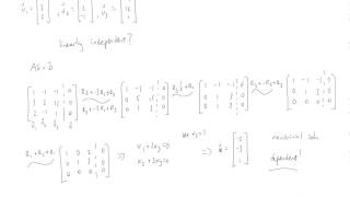 Example  Dependence Relations of a Set of Vectors [upl. by Andonis37]