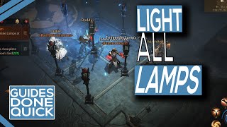 How To Light All Nine Lamps In Diablo Immortal [upl. by Eelek]