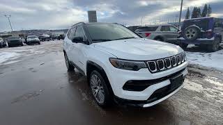 2024 Jeep Compass Limited 4x4  Bright White  Stock T9779 [upl. by Nosrej]