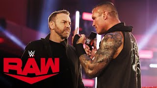 Randy Orton challenges Christian to an Unsanctioned Match Raw June 15 2020 [upl. by Schargel100]