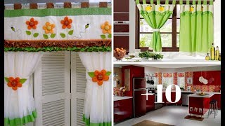 13 IDEAS DE CORTINAS PARA TU COCINA QUE QUIZÁS NO SE TE HAYAN OCURRIDO Y PUEDES HACER TAMBIÉN [upl. by Roberts]