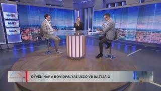 NAPINDÍTÓ  ÖTVEN NAP A RÖVIDPÁLYÁS ÚSZÓ VB RAJTJÁIG  HÍR TV [upl. by Cardie]