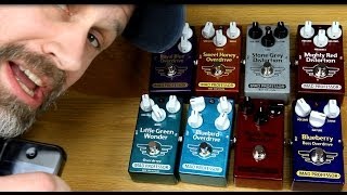 8 Overdrive Pedals from Mad Professor Comparison  Shootout [upl. by Nos]