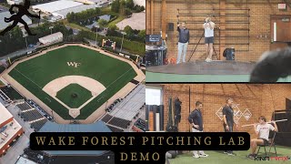 Spend a Day as a Wake Forest Pitcher Pitching Lab Edition [upl. by Metts199]