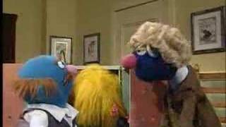 Sesame Street Grover sells wigs to that blue guy [upl. by Gregg]