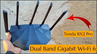 Setup Tenda RX2 Pro Dual Band Gigabit WiFi 6 Router2024 [upl. by Nyrual]