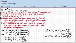 SM34 4G De Moivres Theorem Part 1 of 3 [upl. by Fillian]