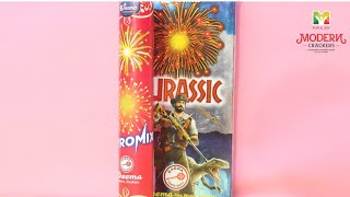 1 34 Inch 3 Piece Pipe  Fancy Cracker Night shot  jurassicworld Modrern crackers diwali [upl. by Almeta937]