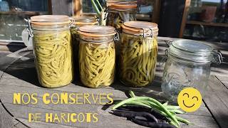 Comment faire ses propres CONSERVES de haricots verts  😃 [upl. by Aennyl204]