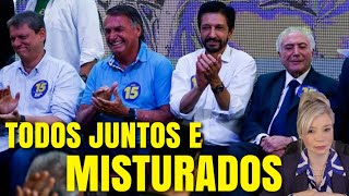 BOLSONARO ALMOÇA COM TEMER E KASSAB [upl. by Uhthna696]