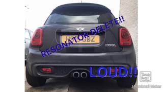 F56 Mini Cooper S Resonator delete [upl. by Saretta]