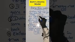 Bohrs Atomic Model chemistry shorts [upl. by Minette]