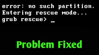 How to Fix Grub Rescue Error in Windows 10 Tamil  Solo Tamizha [upl. by Abehsat]