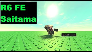 Roblox R6 FE Saitama Script LuaXe [upl. by Puto]