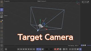 시포디 기초모션 따라가는 타겟 카메라 모션시네마 4D R25Cinema 4D Target Camera Motion [upl. by Ahsemak]