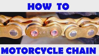 How To Replace Motorcycle Chain and Rivet Master Link [upl. by Noiram]