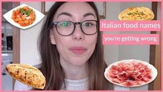 How to pronounce in Italian FOCACCIA CALZONE GNOCCHI PROSCIUTTO [upl. by Alberik907]