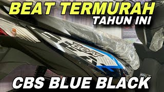 HONDA BEAT 2024 TIPE PALING MURAH BLUE BLACK 🔥🔥 [upl. by Ynohtnaluap]