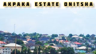 Driving through AKPAKA ESTATE in ONITSHA ANAMBRA STATE of NIGERIA  Travel VlogRoad Vlog Road Trip [upl. by Gebhardt]