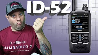 Icom Reveals the ID52AE Dual Band DSTAR Radio  New DSTAR Radio Announced [upl. by Sorel]