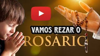 Reze conosco Vamos rezar o Rosário  compartilhandoevangelho [upl. by Aivataj]