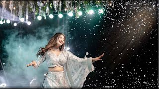 Beautiful Sangeet Dance Performance by the Bride and her Bridesmaids  Indian Wedding 4K  ATkiKT [upl. by Leorsiy519]