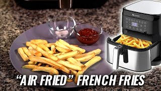 PAPAS FRITAS SIN ACEITE EN AIR FRYER FACIL Y SENCILLO [upl. by Shumway]