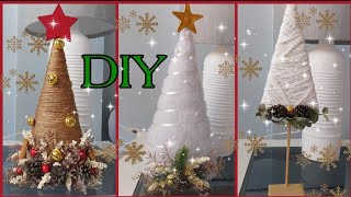 DIY Como hacer arbolitos mini de Navidad 2024  Arbolitos de Navidad  Manualidades de Navidad [upl. by Siloa271]