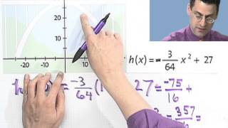 Modeling with Quadratic Functions [upl. by Aihsakal]