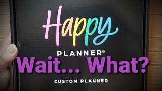 Happy Planner Custom Planner [upl. by Aihsein]