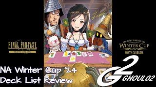 NA Winter Cup 2024 3v3 Teams Deck List Review Final Fantasy TCG [upl. by Clymer389]