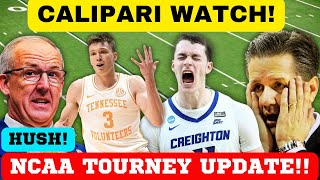 CALIPARI WATCH NCAA TOURNEY UPDATE TENNESSEE FOOTBALL amp BASKETBALL NCAA BASKETBALL TOURNAMENT [upl. by Frye679]