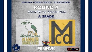 MTCA  Round 4  Mannum Vs Mypolonga At Mannum Oval [upl. by Ettener]