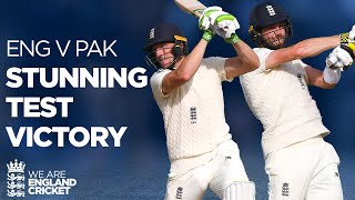 Dramatic Ending To Test  England v Pakistan Highlights 2020 [upl. by Orapma1]