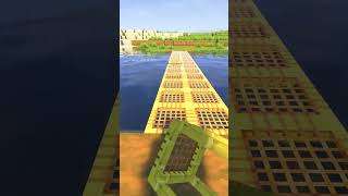 Minecraft Bridge Tutorial😱 shorts [upl. by Kohl]