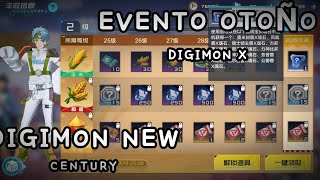 Digimon New Century  Evento Otoño  Digimon X GRATIS [upl. by Slotnick]