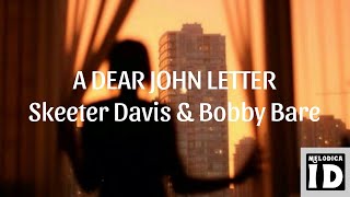 A Dear John Letter  Skeeter Davis amp Bobby Bare cover by Yuli amp Johan Untung Lyrics On Screen [upl. by Shaughn3]