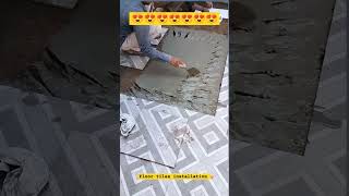 Floor tiles installation floortiles floortilesdesign tilefitting tileexporter trending shorts [upl. by Loleta481]