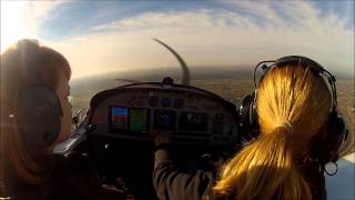 Aero AT3 R100 SPGDL Glass Cockpit over Mielec [upl. by Reinert880]