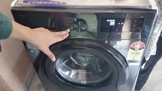 Samsung washing machine front load settings in Telugu [upl. by Tija]