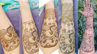 Front Hand Easy And Simple Mahendi Design॥ Full Hand Easy Bridal Mehndi Design 🤗🥰☺️🥰 [upl. by Nelly]