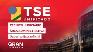 Prova TSE  Técnico Judiciário Área Administrativa 2024 [upl. by O'Donoghue]