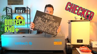 OMTECH K40 CO2 LASER  REVIEW [upl. by Durr]