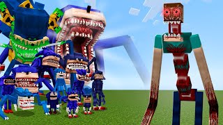 Mimicer FINAL FORM vs EVERY Shin sonic  Minecraft PE [upl. by Yniffit64]