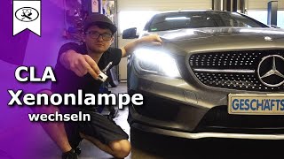 MB CLA Xenonlampe wechseln  Change xenon lamp  VitjaWolf  Tutorial  HD [upl. by Kellsie458]