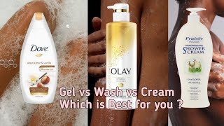 Shower Gel vs Body Wash vs Shower Cream Which One Suits Your Skin Type [upl. by Aibat378]